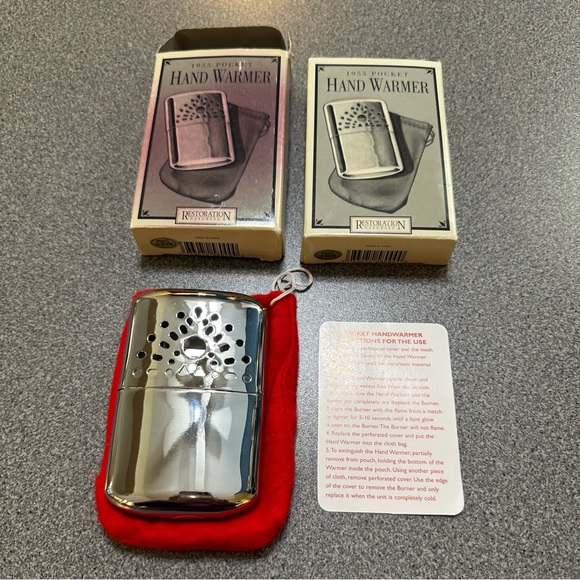 SET OF 2: NWT Restoration Hardware 1955 Pocket Hand Warmer - Picture 2 of 10